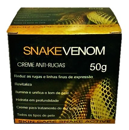 Creme Veneno De Serpente Facial Anti Idade Snake Venom Veneno De Cobra